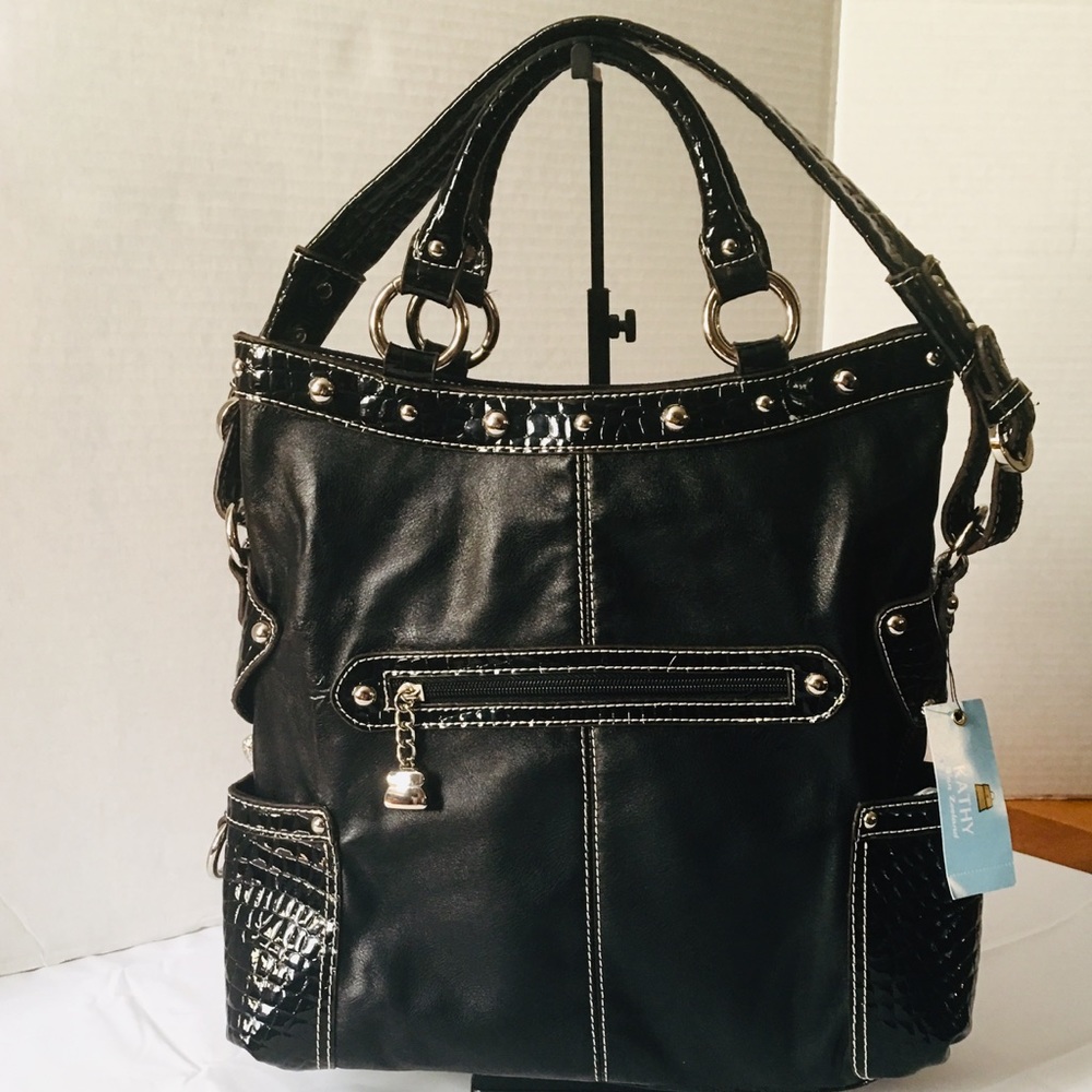 NWT Kathy Van Zeeland Double Dip Flap Shopper!